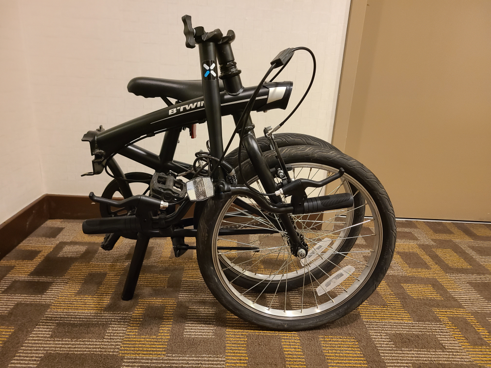btwin tilt 100 20" folding bike - photo 2