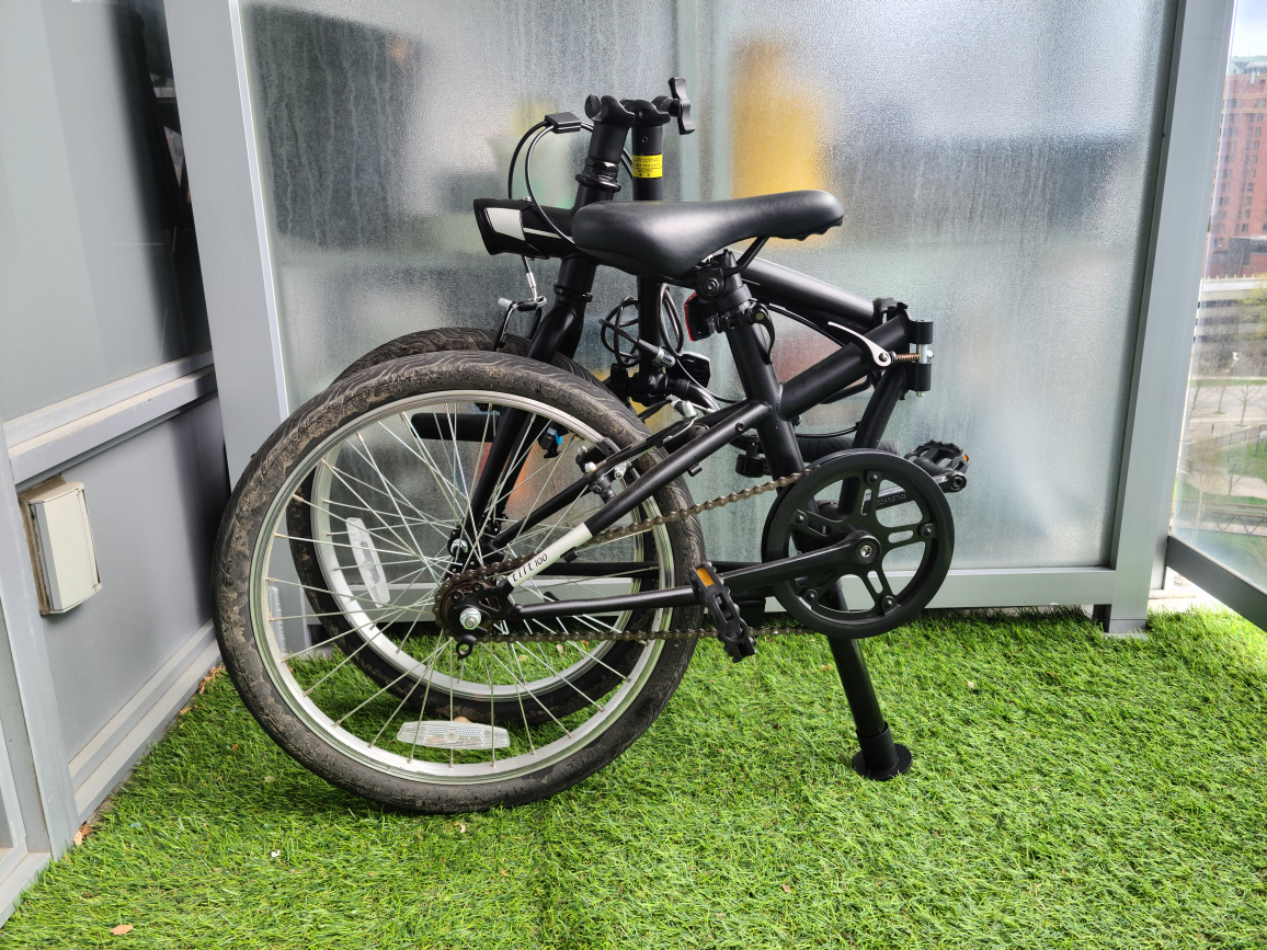 btwin tilt 100 20" folding bike