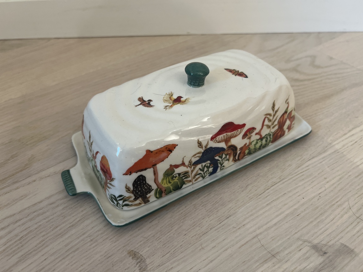 anthropologie woodland butter dish