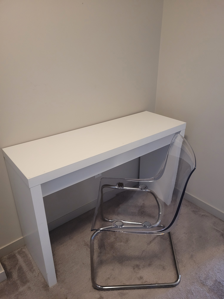 desk and chair