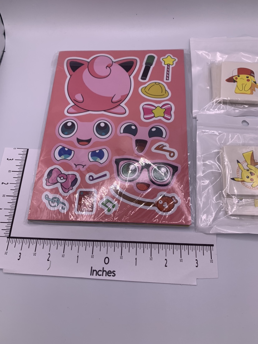 Pokémon temporary tattoos and build your own sticker sheets - photo 3