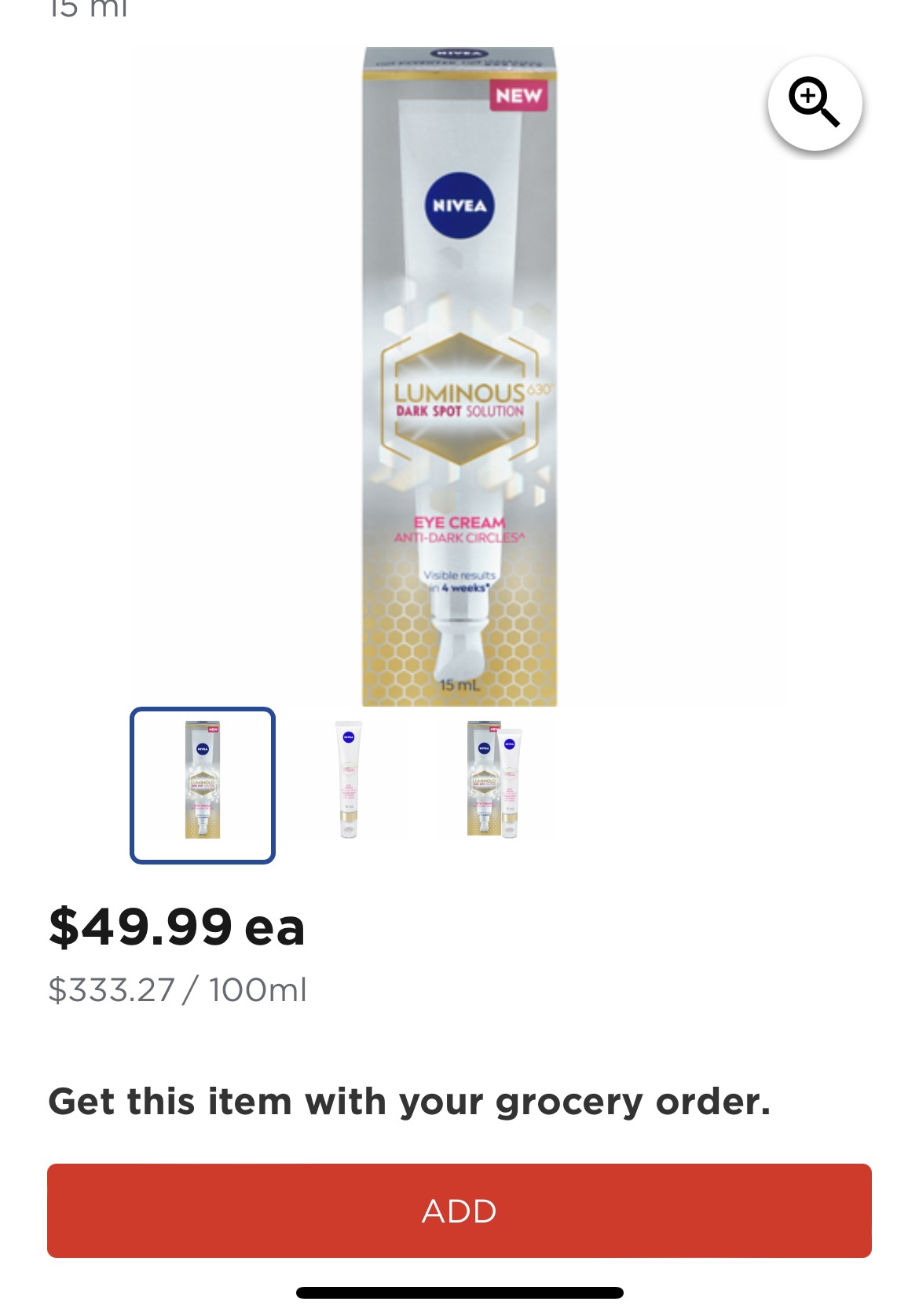 Eye cream