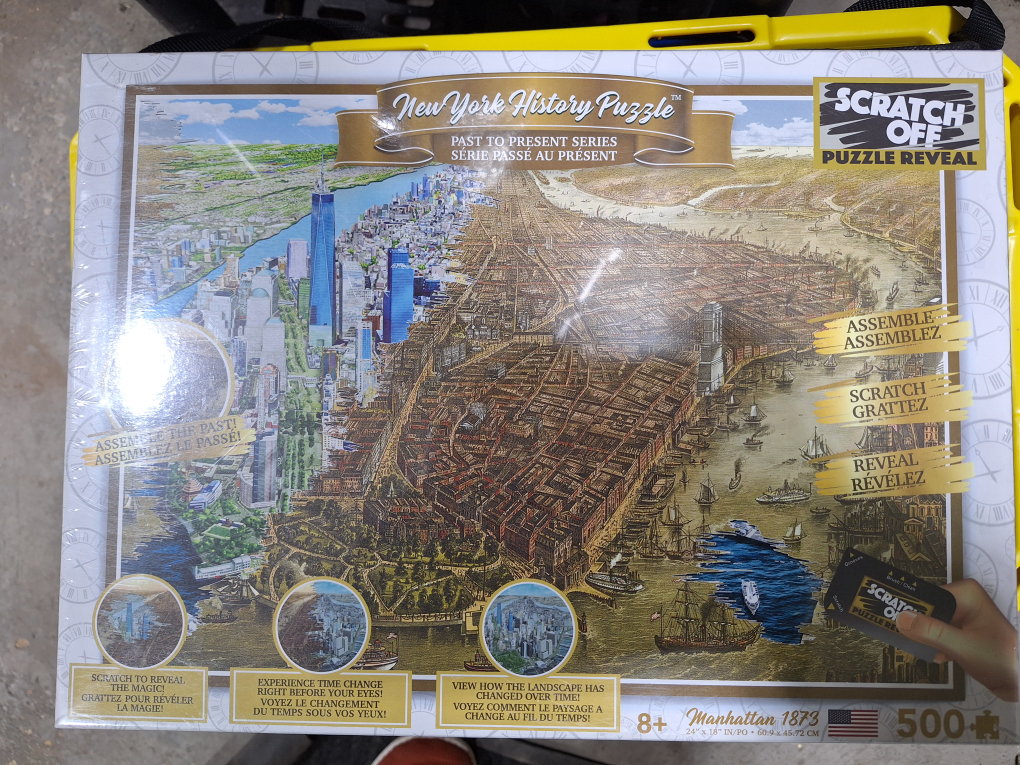 Scratch off New York History Puzzle new.in packaging thumbnail