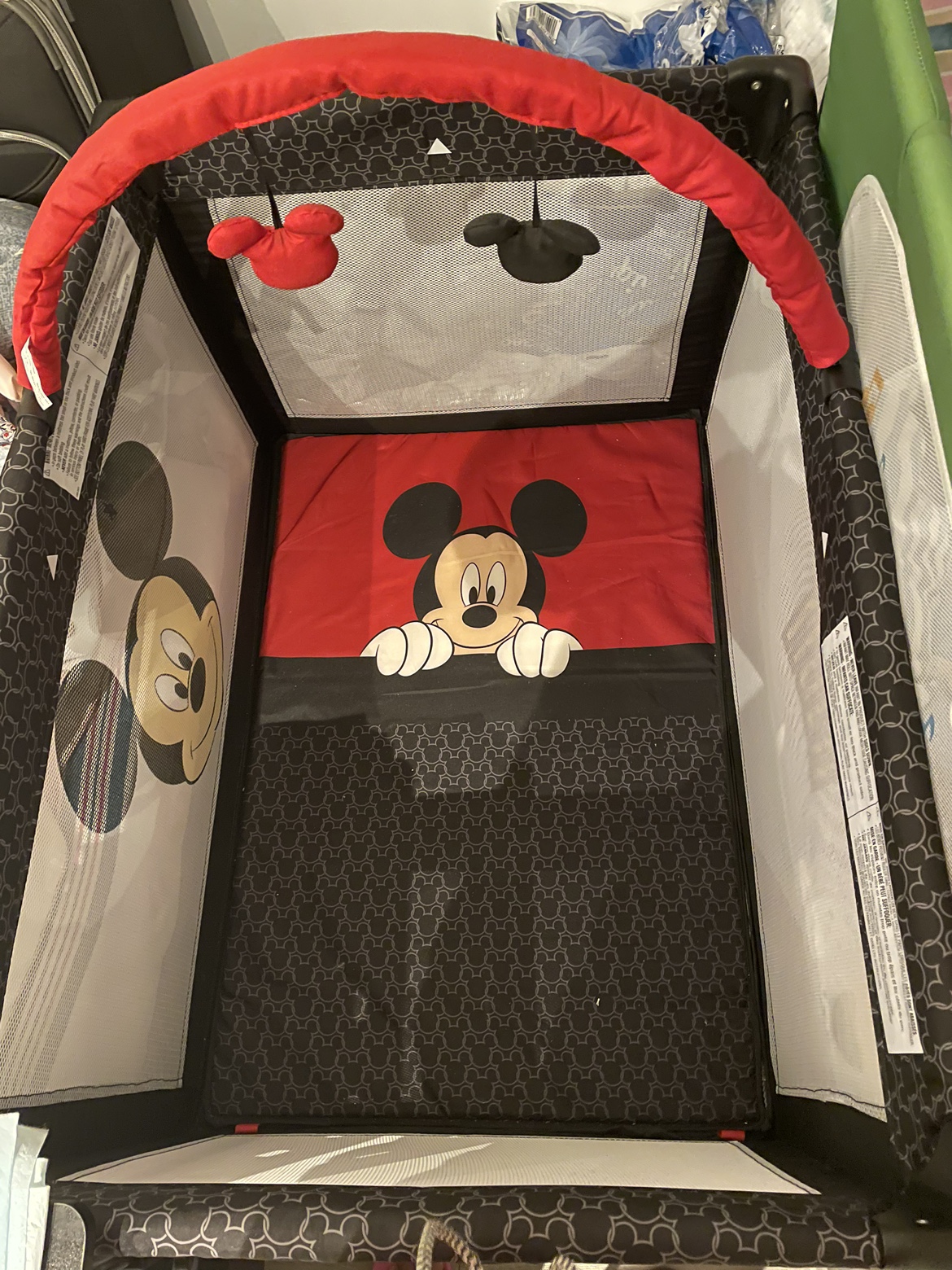 Disney Peeking Mickey Playard / Playpen - photo 3