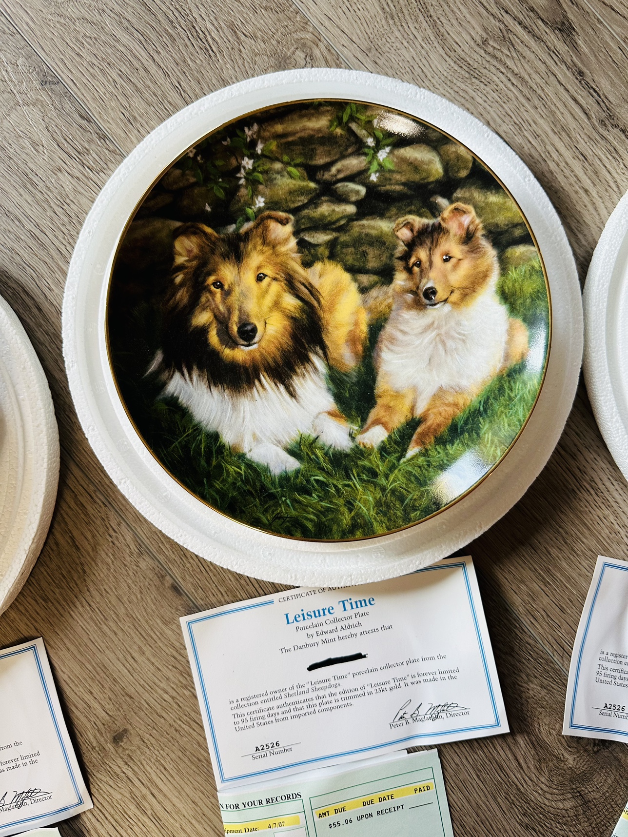Porcelain Collector Plate 6 pieces - photo 4