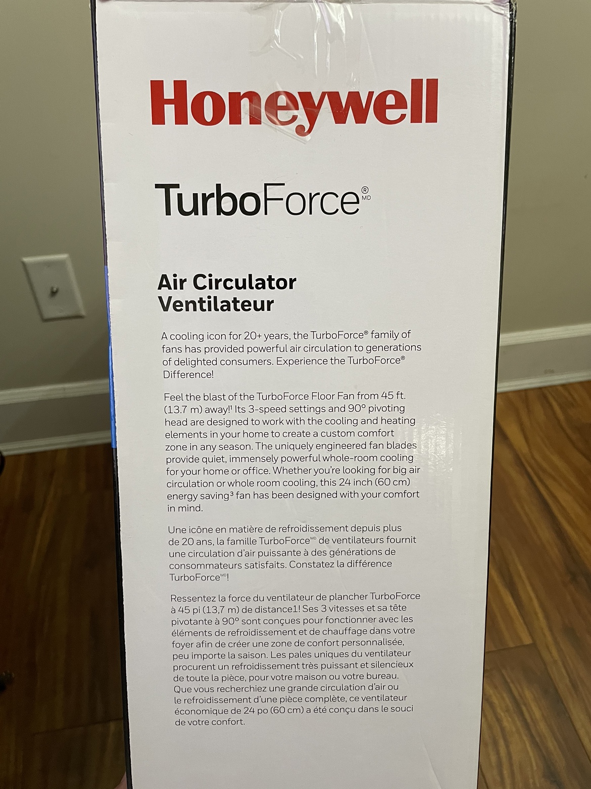 Honeywell Air Circulator 24” - photo 2