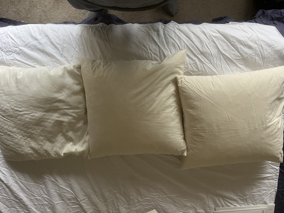 Three pillows up for grabs *moving sale* image indicator(2)