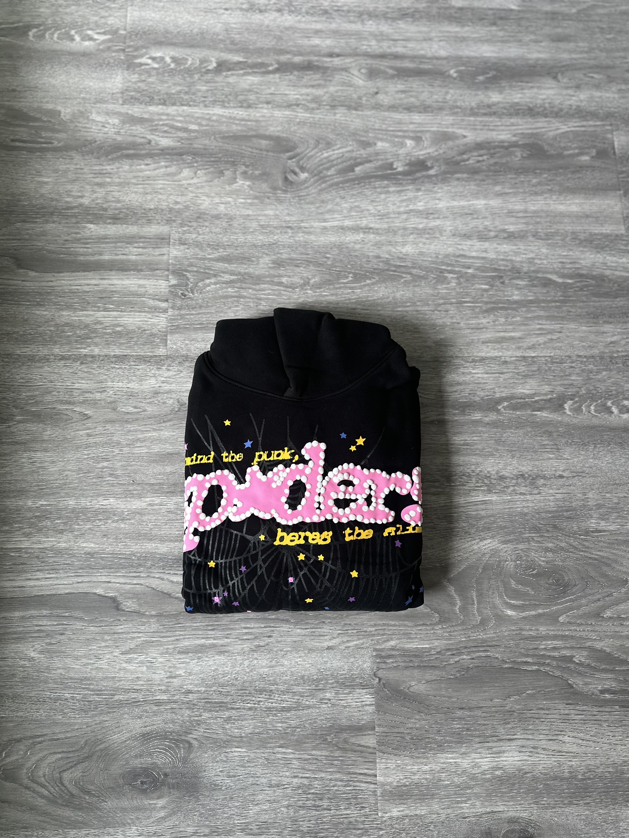 Black V2 SP5DER Hoodie