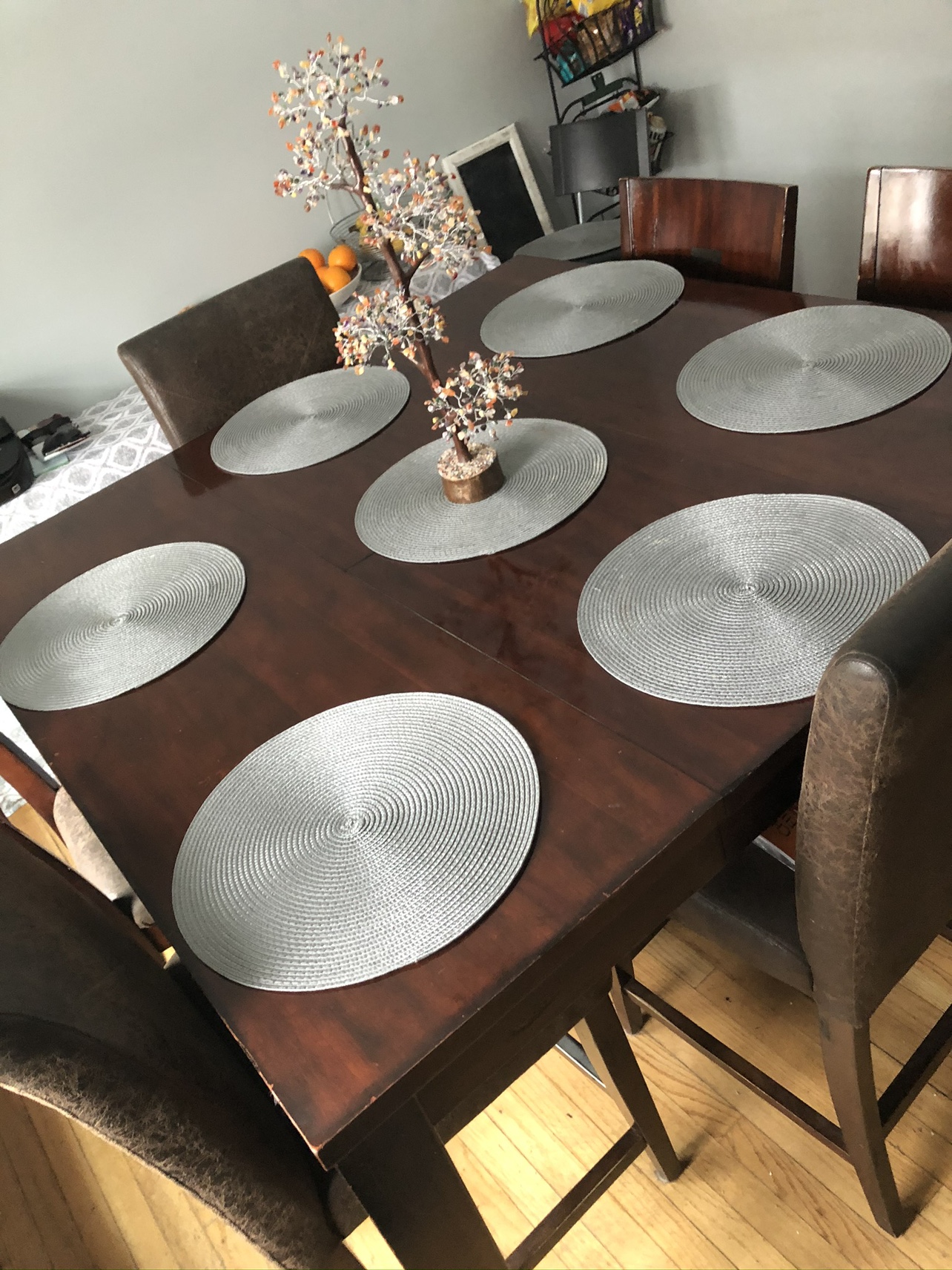 Counter Height Dining Room Table
