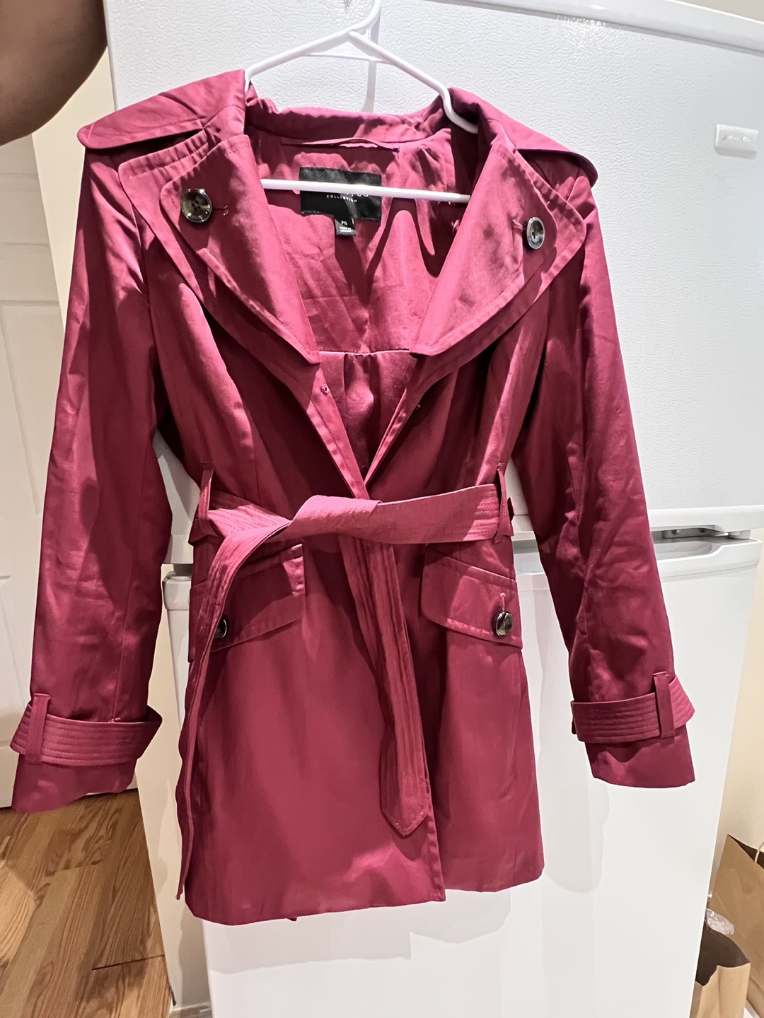 Women's trench coat small petite thumbnail