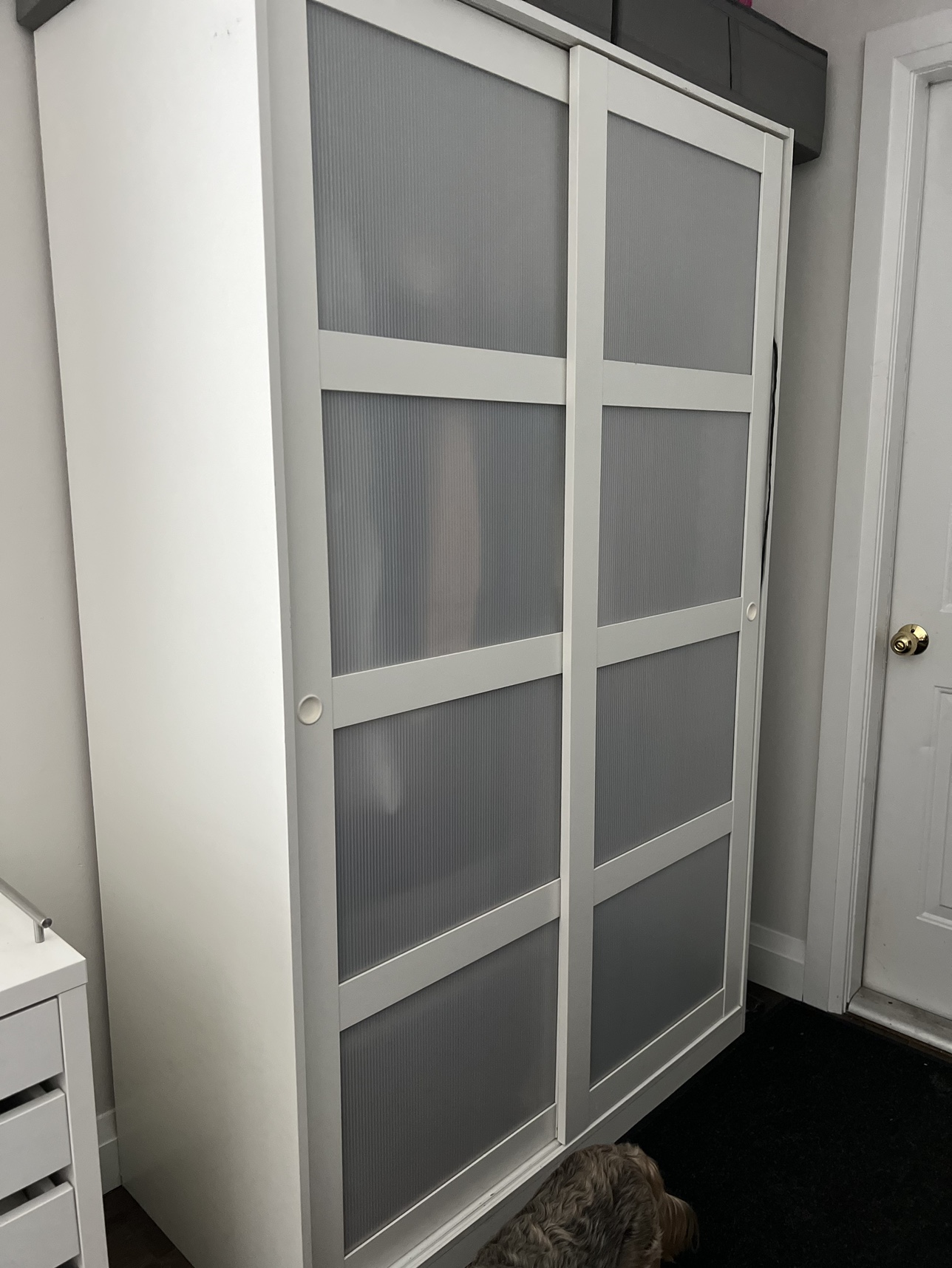 White wardrobe