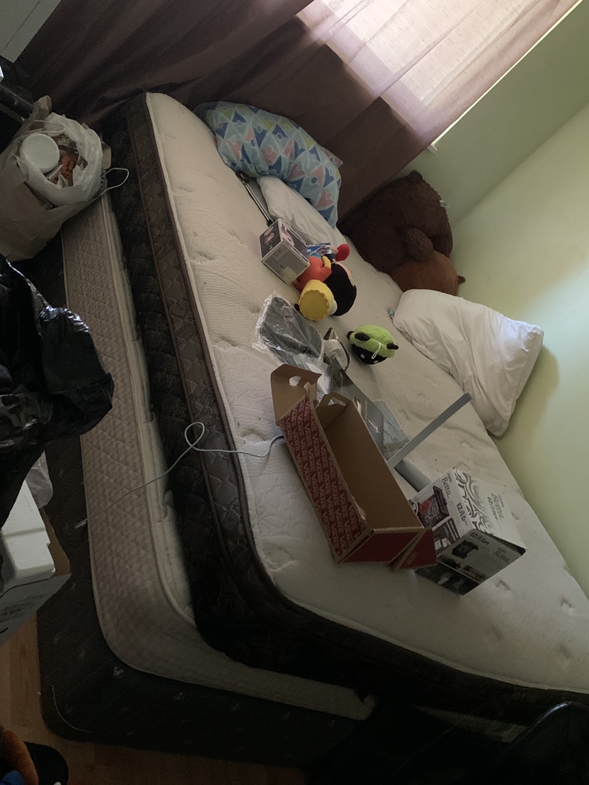 Two queen mattresses and a box thumbnail