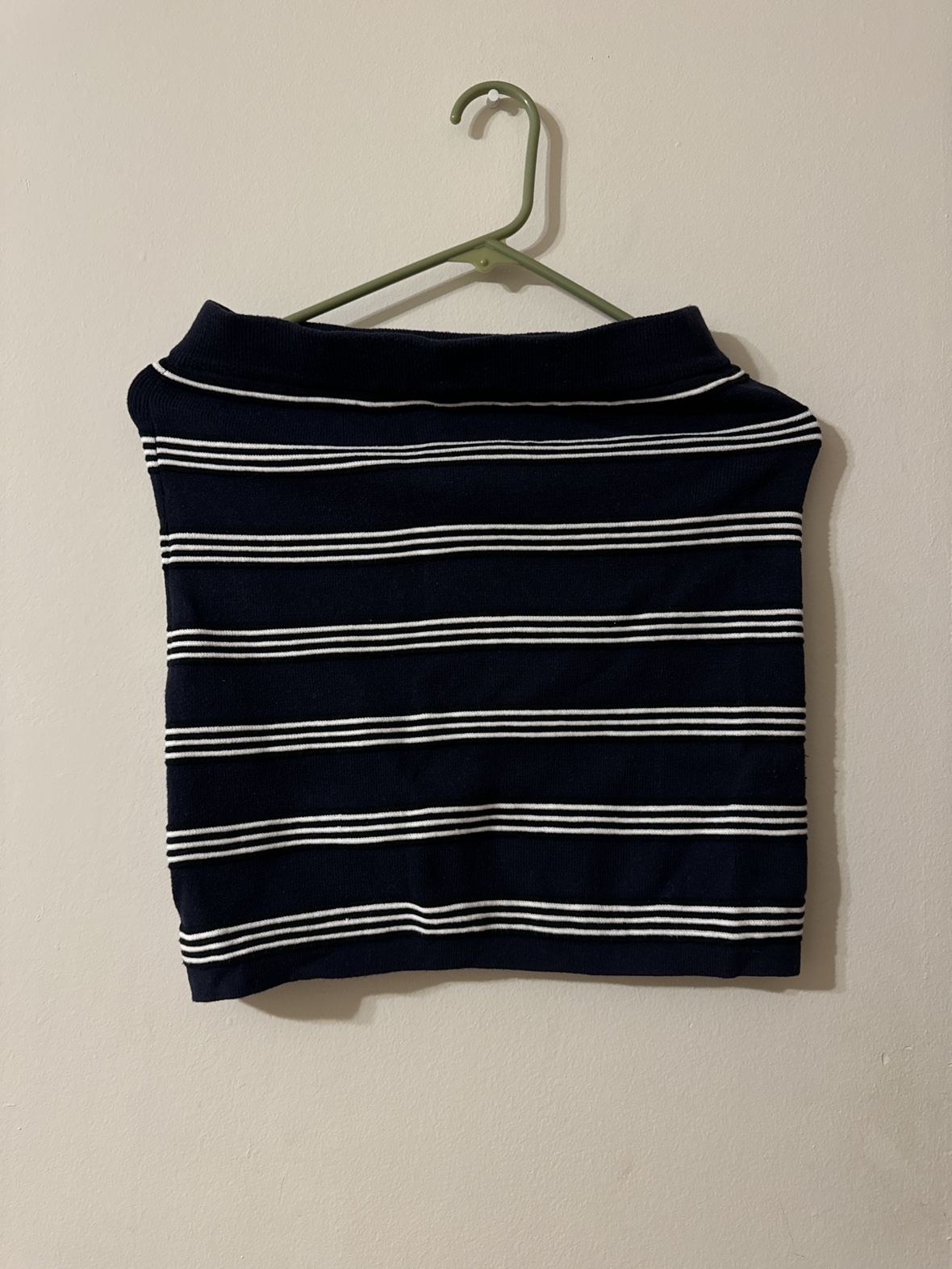 Knit mini skirt
