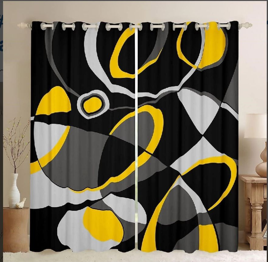 Geometric Blackout Curtains thumbnail