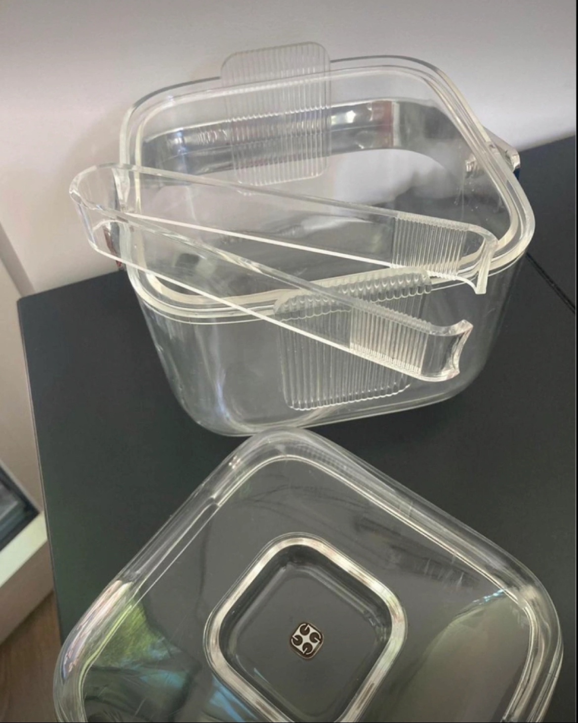 Vintage Guzzini Ice Bucket with Tongs 🍾 image indicator(7)