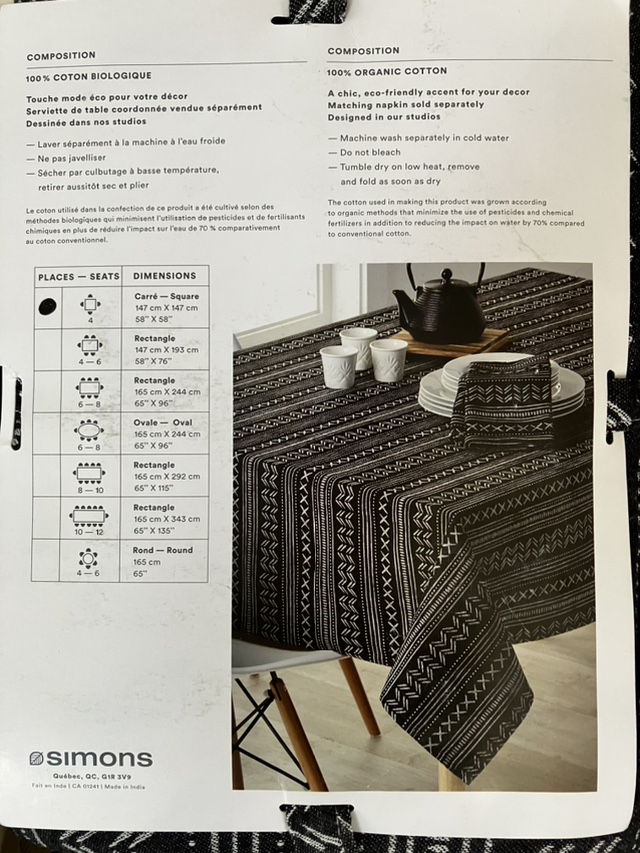 Table Cloth or Options are yours image indicator(2)