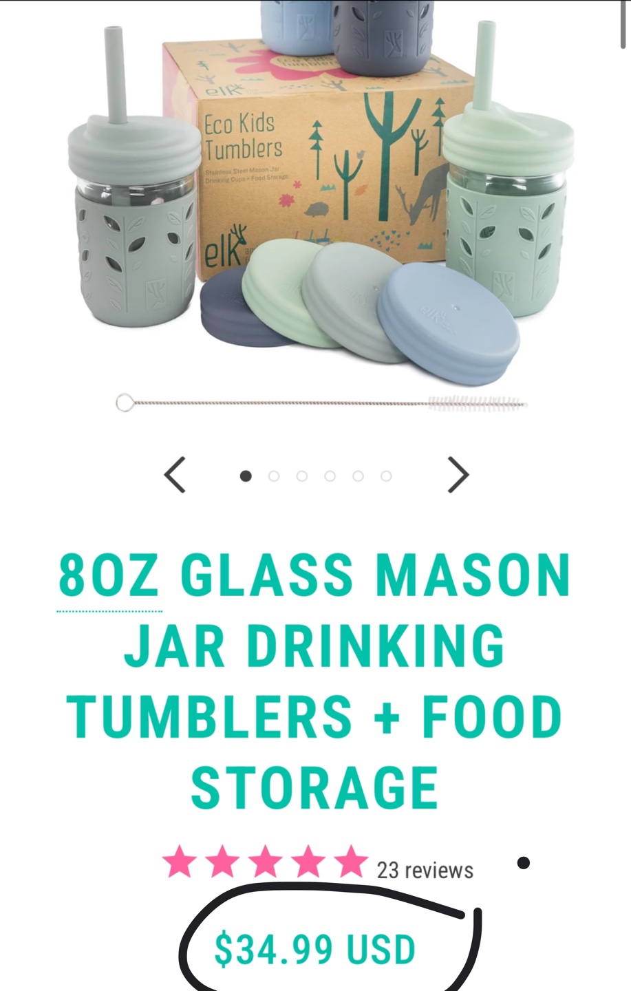 Elk and Friends Eco Kids Tumblers - photo 4