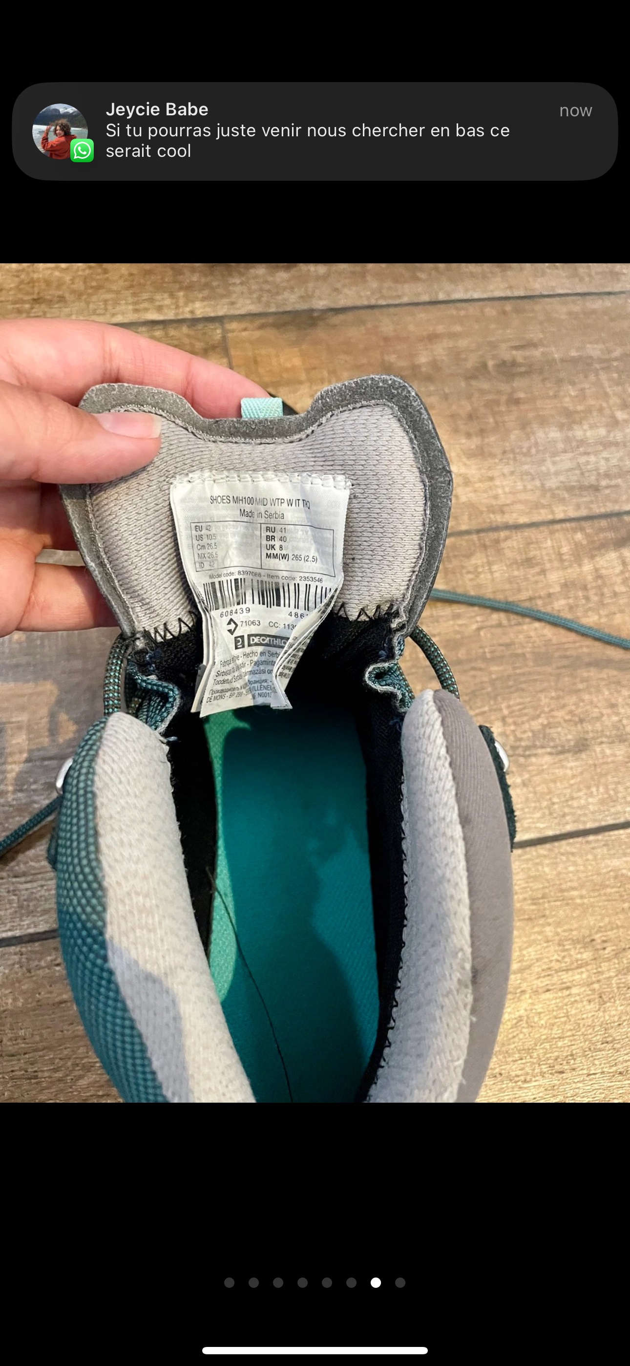 Women’s Hiking Shoes Size W 10.5 image indicator(5)