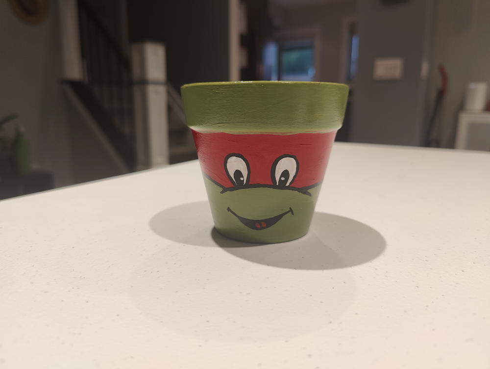 Hand painted pots - photo 2