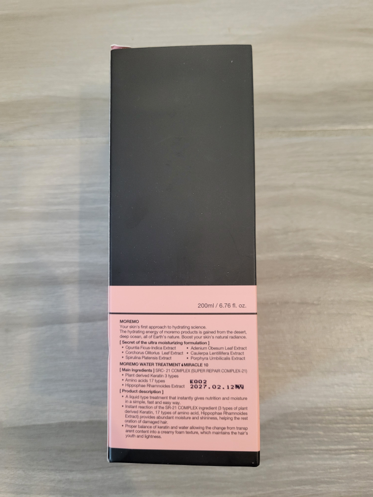 Brand New Moremo Water Treatment Miracle 10 (200 mL) image indicator(5)