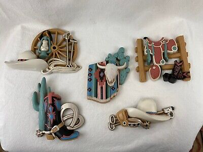 Vintage Burwood Products Southwest Cowboy Wall