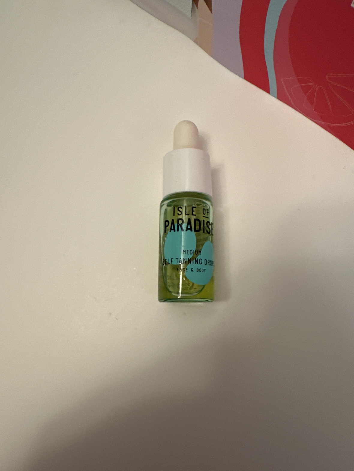 4 ml isle of paradise self tanning drops mini + 0.7 ml sample image indicator(3)
