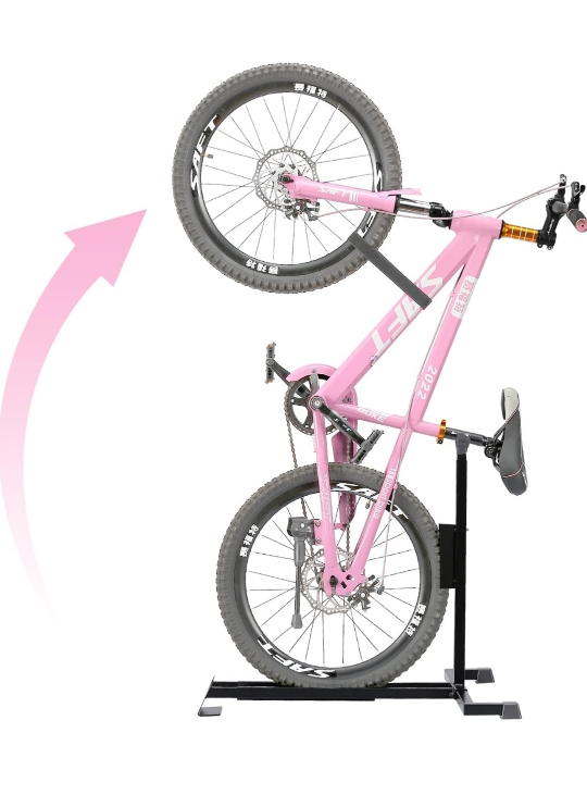 Bike Stand, Vertical Upright Bicycle Rack For Indoor Storage
