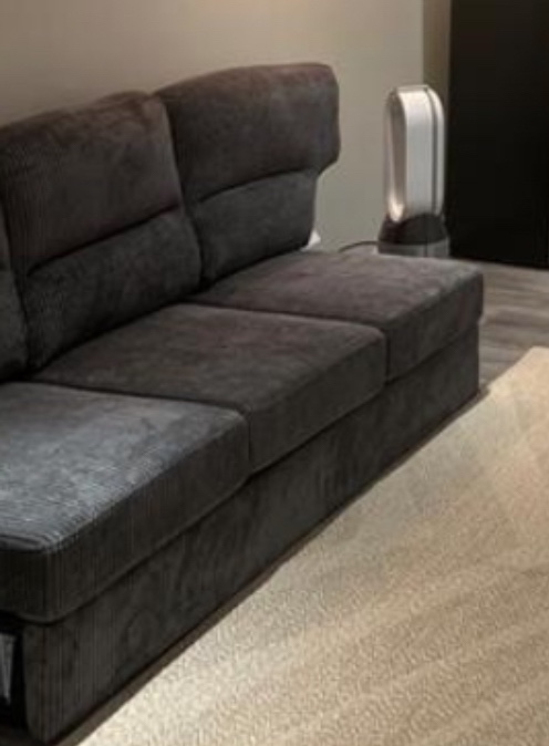 Aziyah 81” Corduroy Couch (unused but incomplete) - photo 2