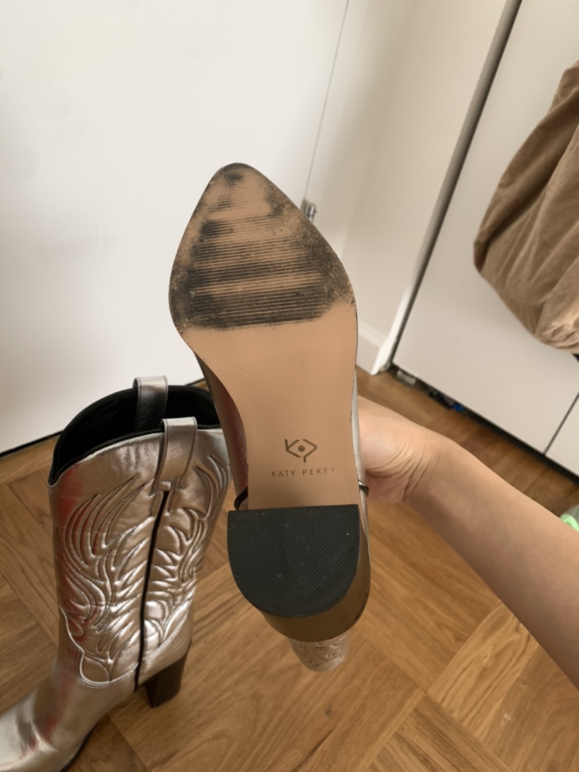 Katy perry collection western boots silver - photo 5