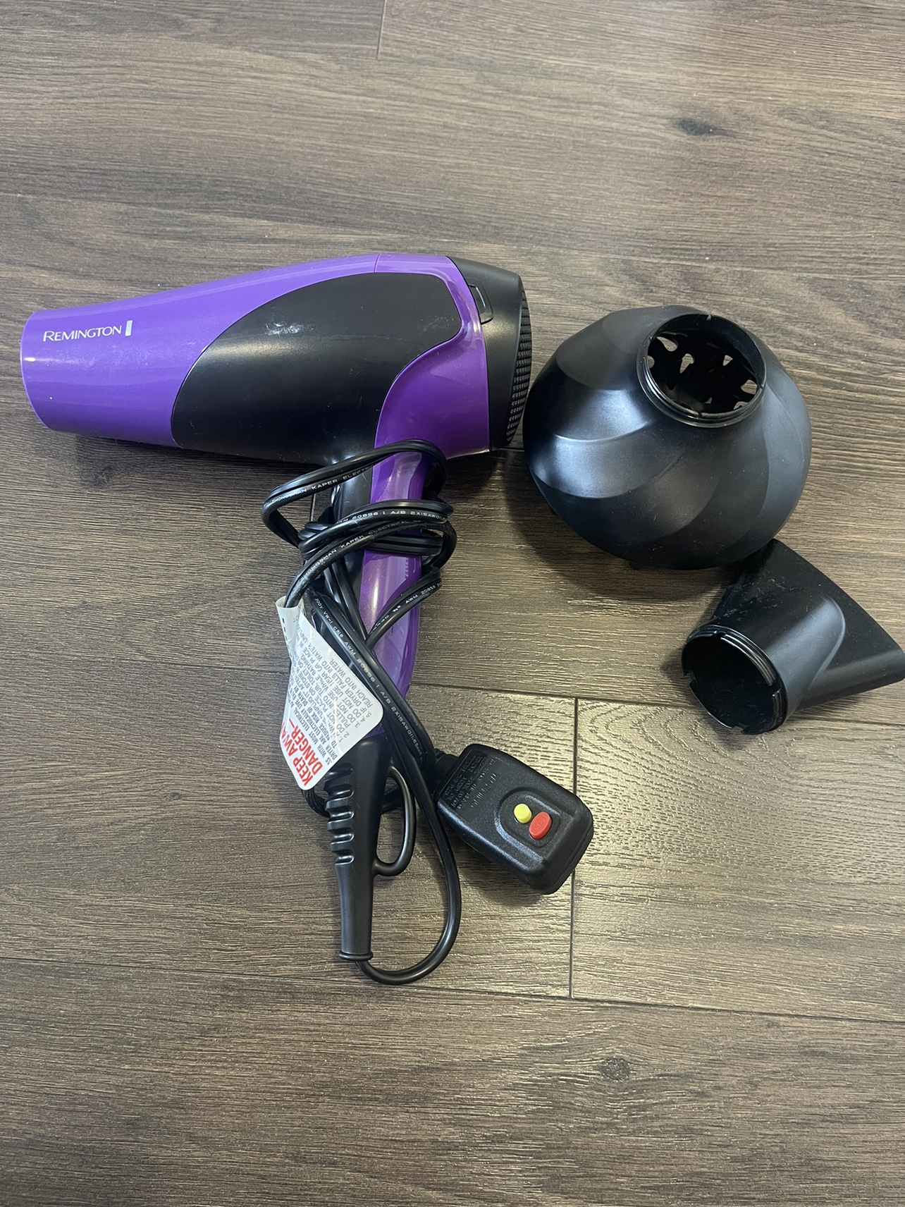 Remington hair dryer with diffuser - photo 2