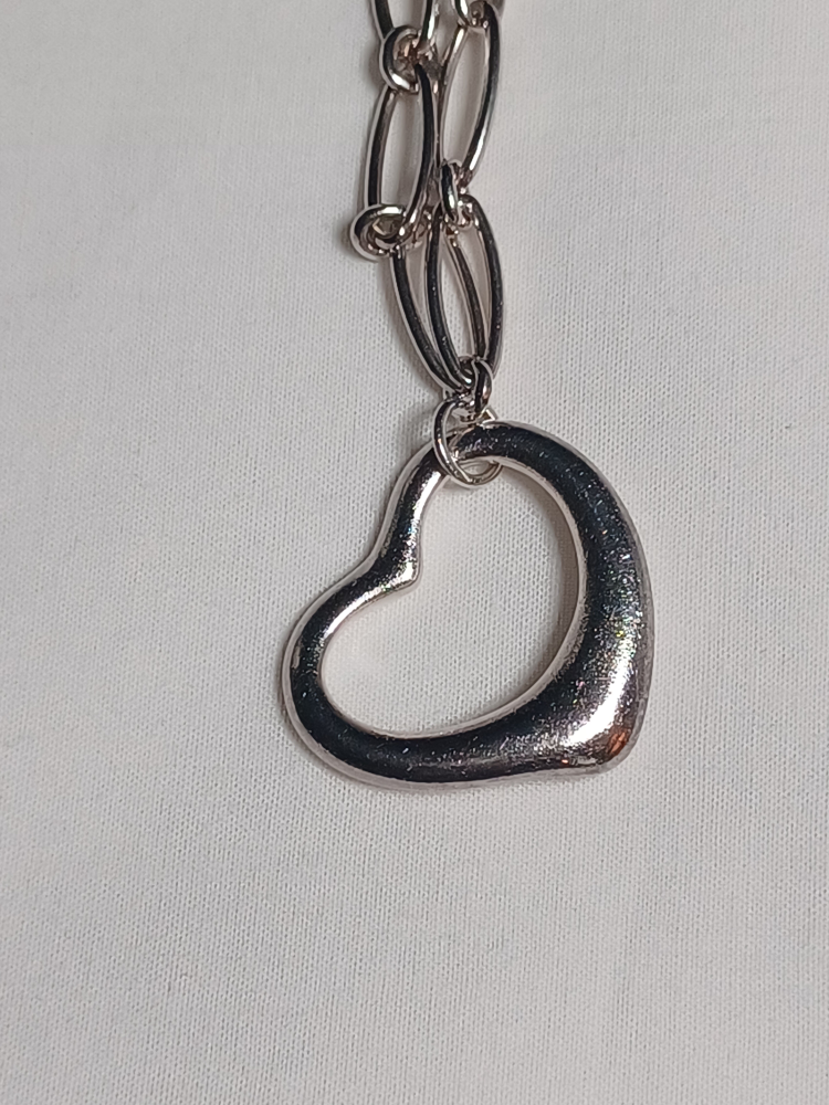 Tiffany  & Co x- large open heart necklace  ELSA PERETTI unisex - photo 2