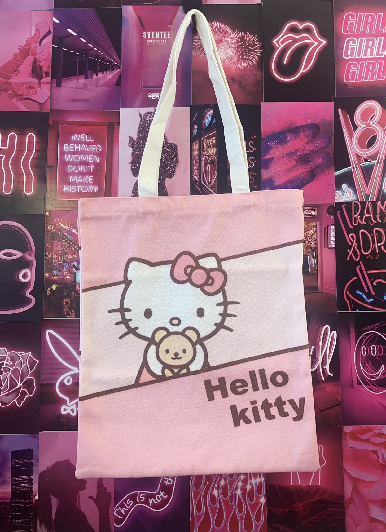 Hello kitty passport holder & tote bag - photo 2