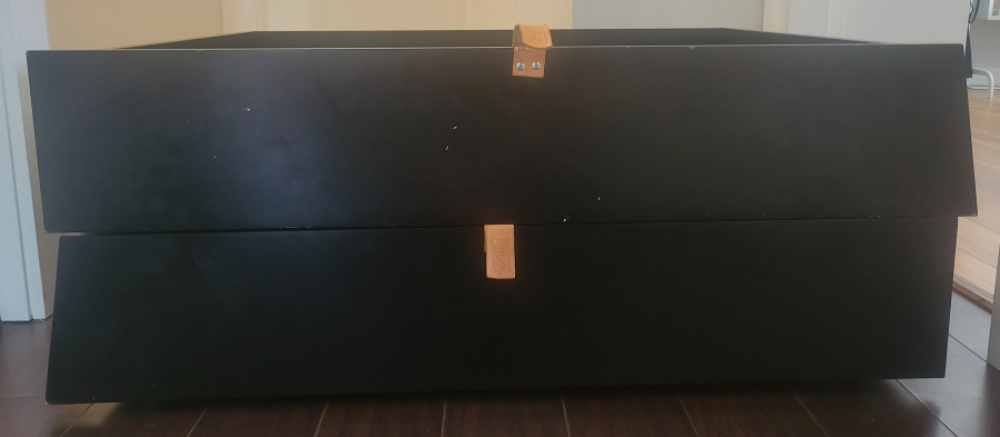 IKEA under bed drawers black