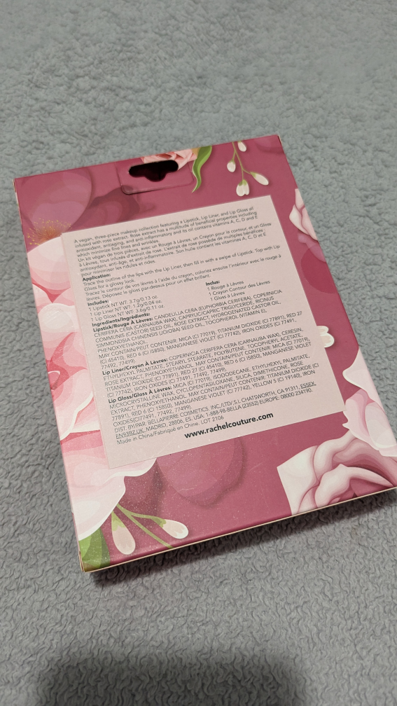 vegan lip kit - Rachel Couture brand image indicator(2)