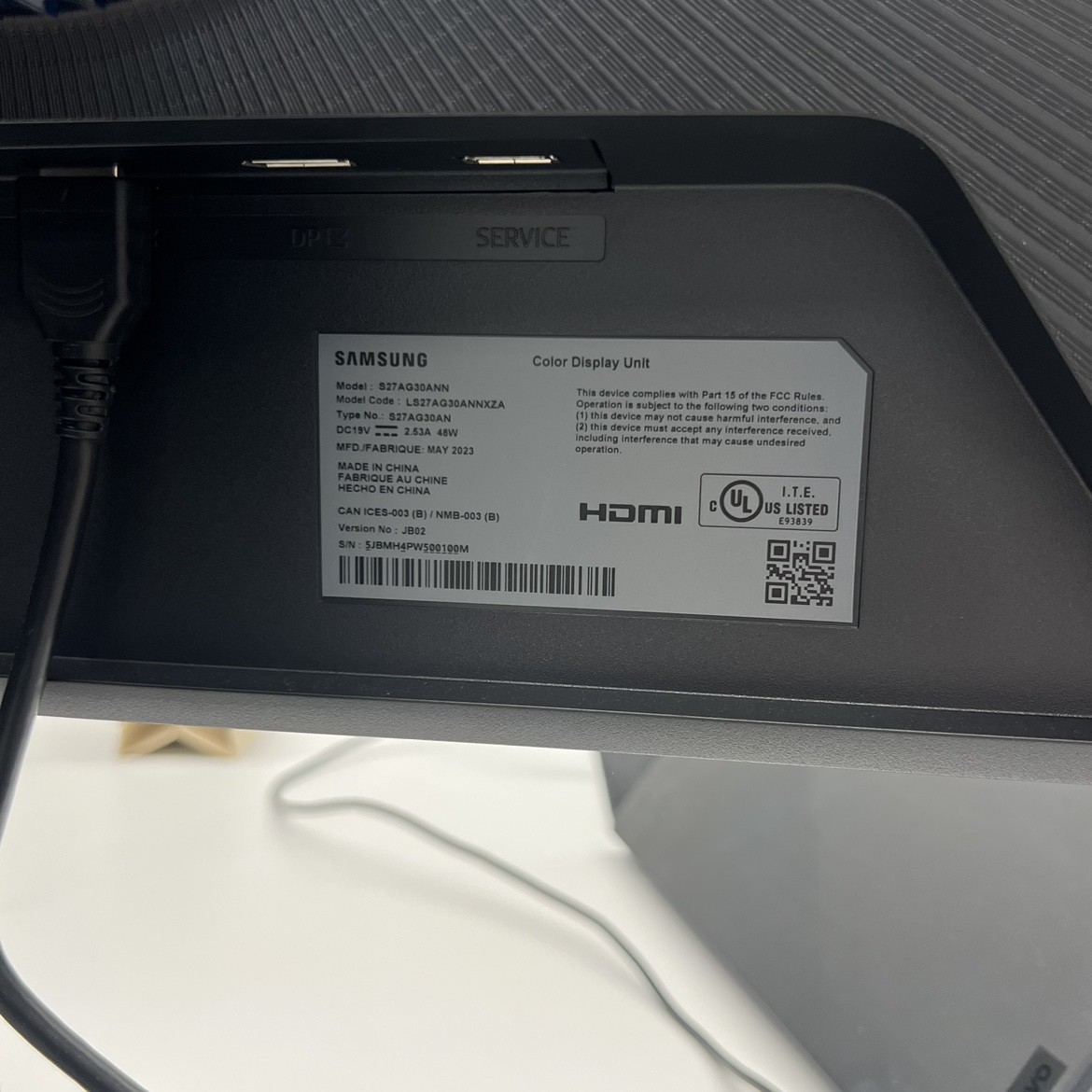 27” Samsung Odyssey monitor - photo 3