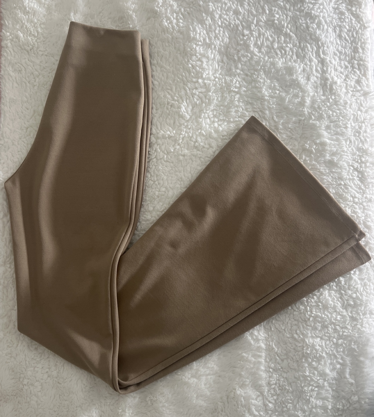 Flare Beige Pants