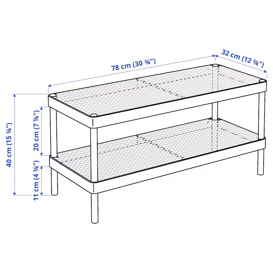 IKEA Shoes racks with 2 layers  (pick-up only) image indicator(2)