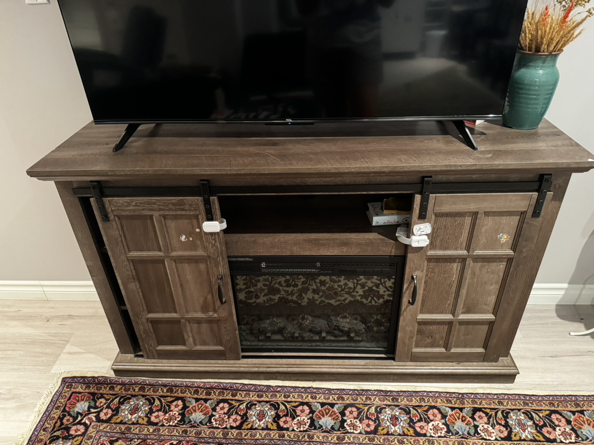 Moving sale- tv stand - photo 2