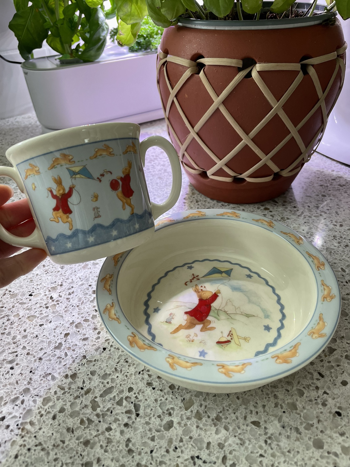 Bunnykins mug & bowl thumbnail