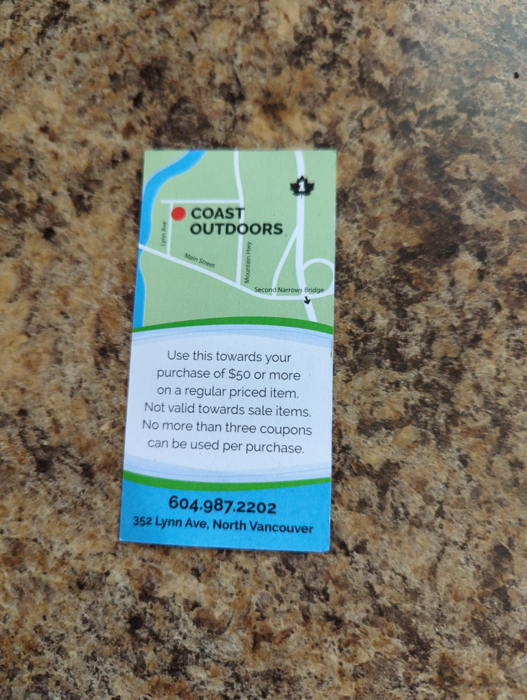 #freecycle Coupon to Coast Outdoors - photo 2