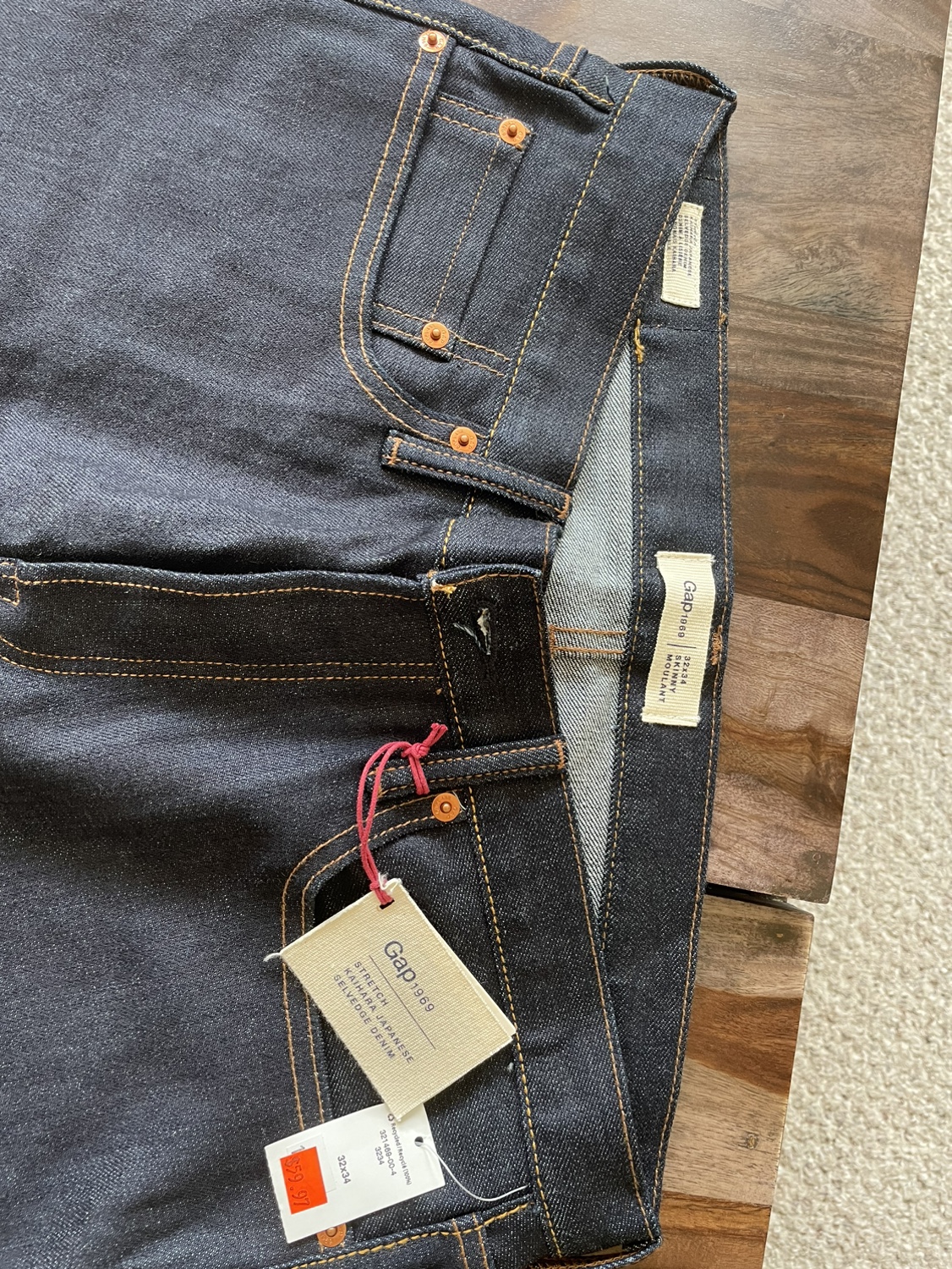 Gap skinny jeans 32/34
