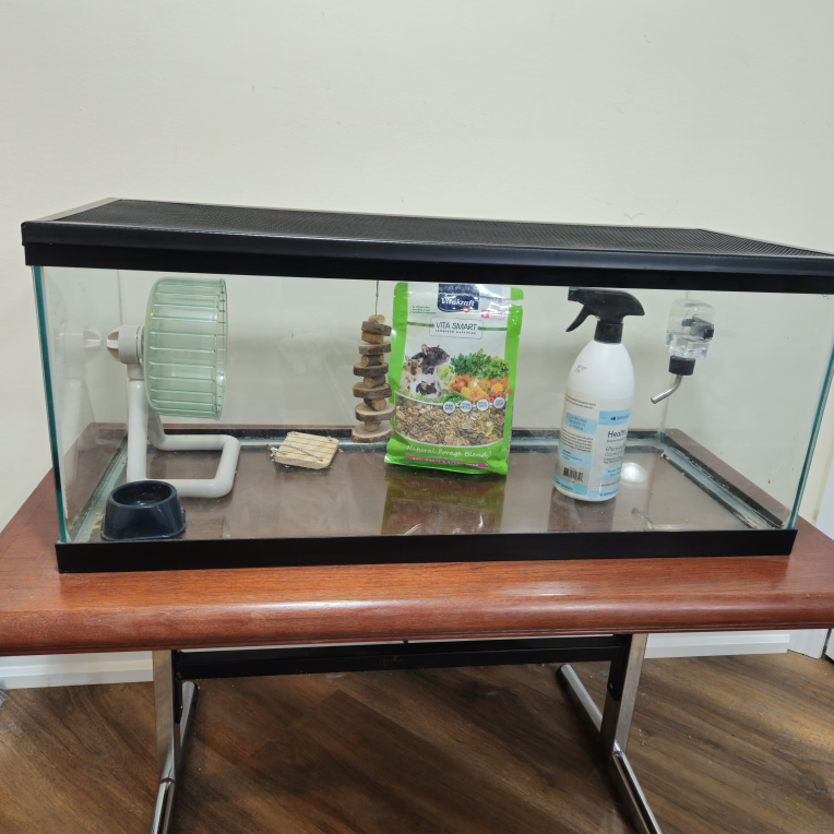 40 gallon Tank with metal lid for reptile or small pet - photo 4