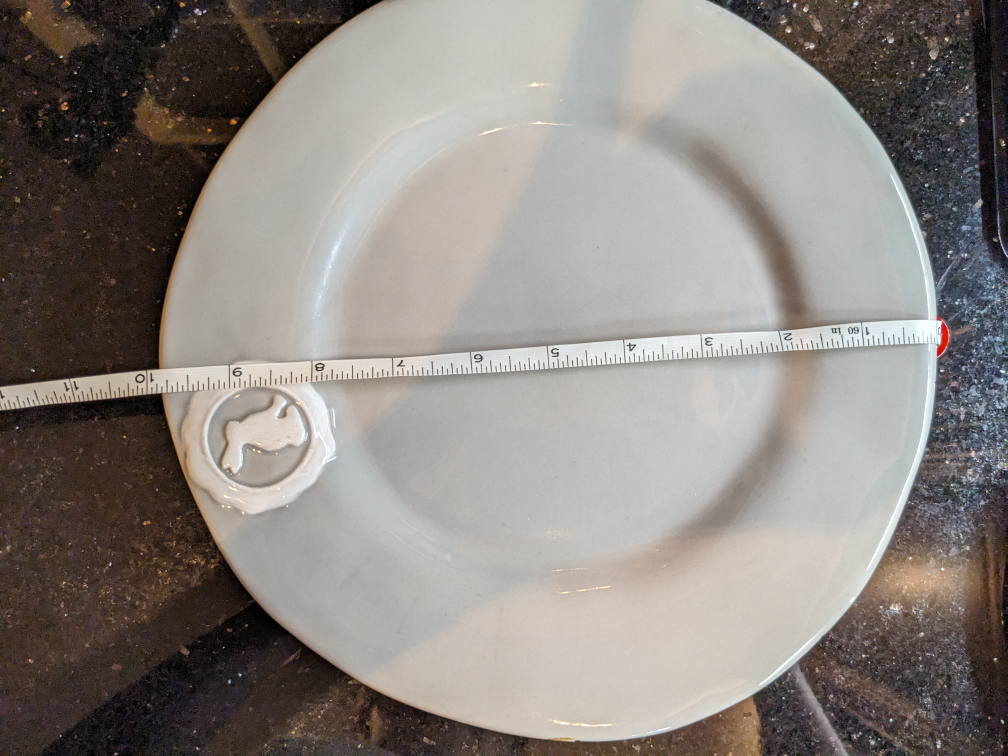 Anthropologie Rabbit dinner & side plate set of 2 image indicator(10)