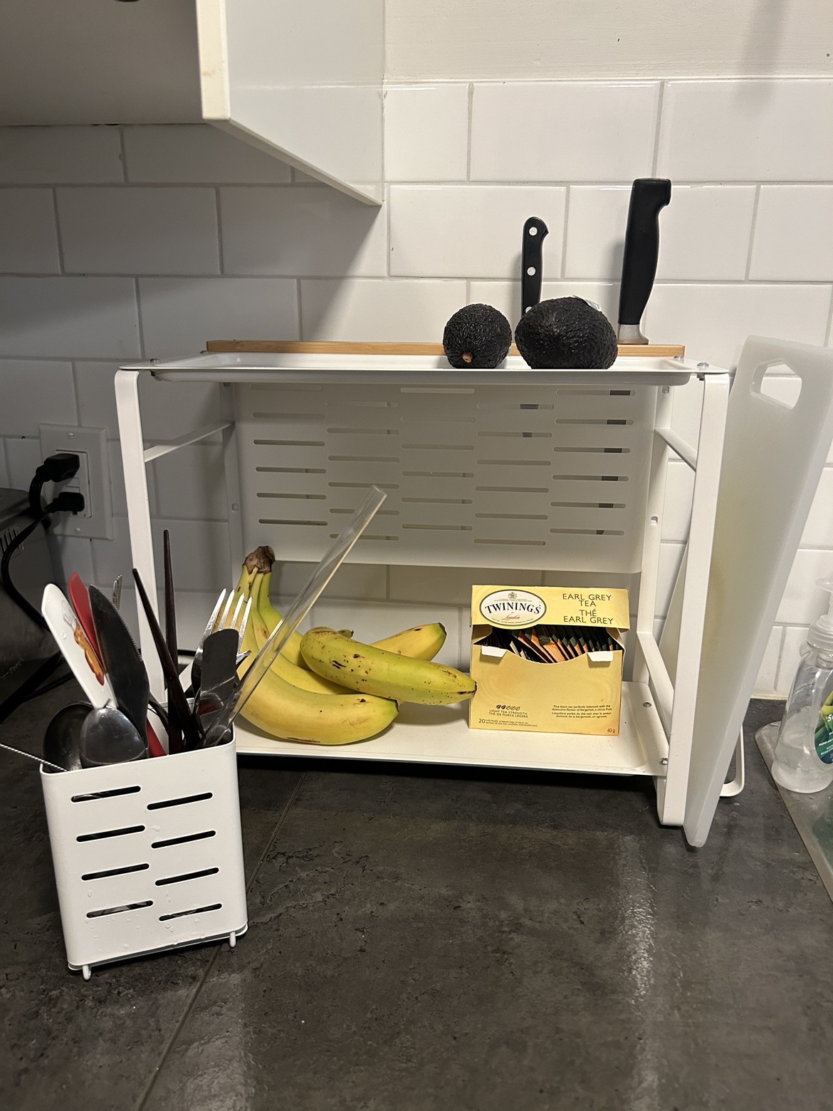 IKEA kitchen organizer and utensil holder