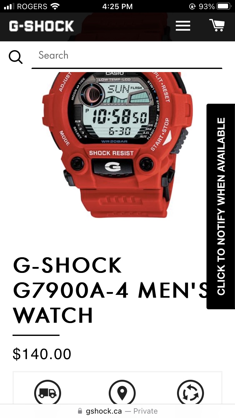Casio G-shock Watch - photo 3