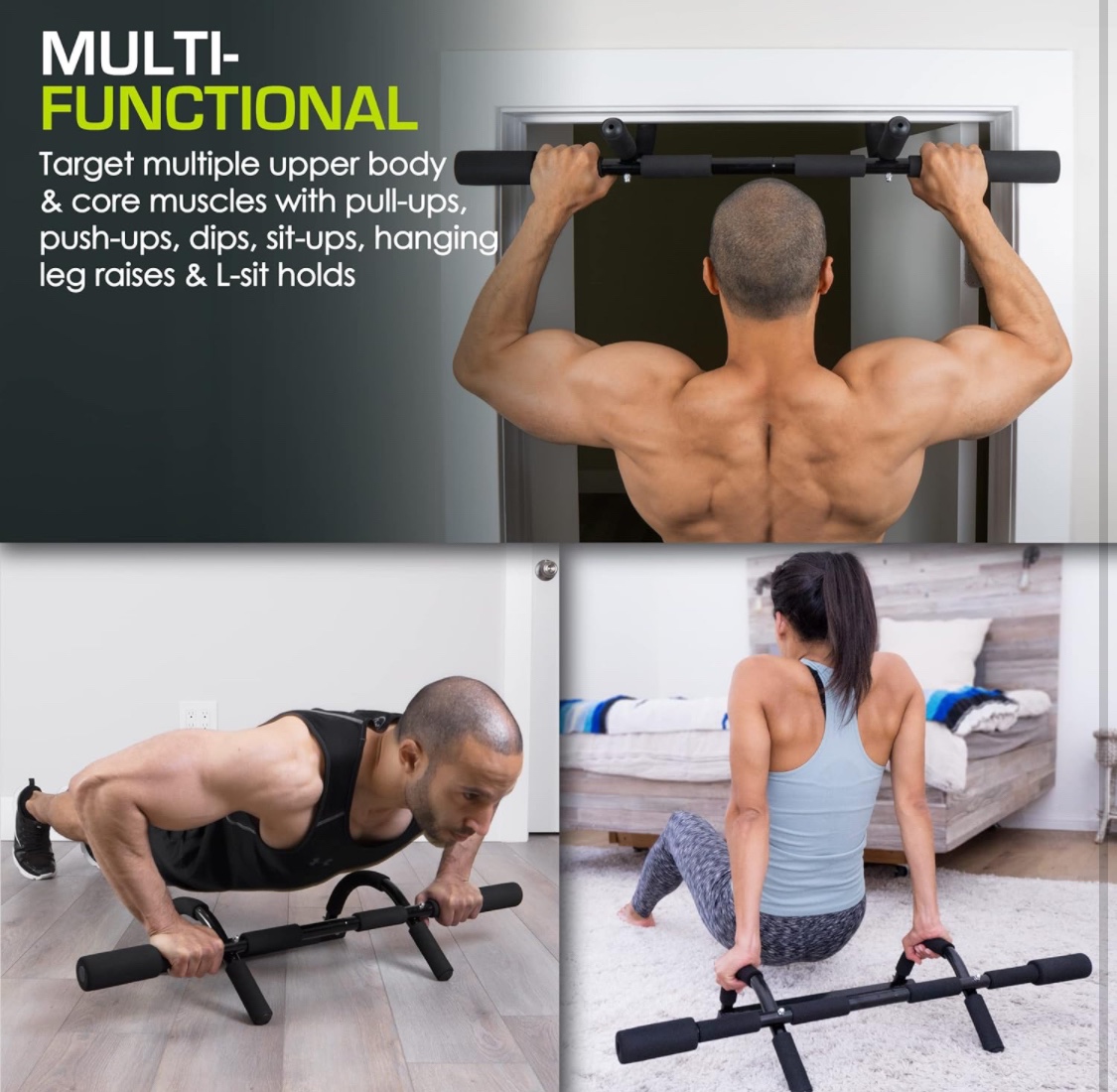 Fit Multi-Grip Chin-Up/Pull-Up Bar - photo 2
