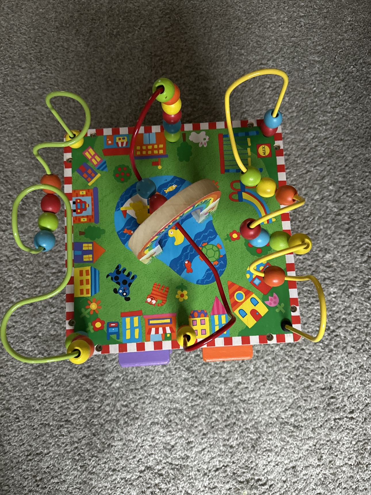 Wooden play cube - photo 2