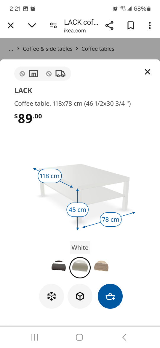 White coffee table with decoration - photo 4