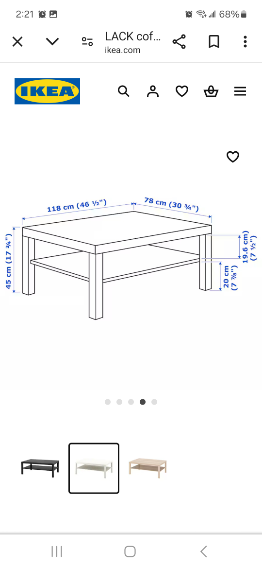 White coffee table with decoration - photo 5
