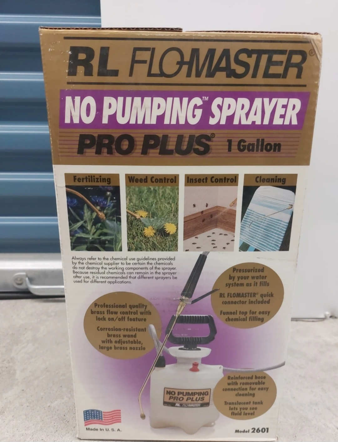 RL Flo-Master Sprayer 1 Gallon Translucent White Polyethylene image indicator(10)